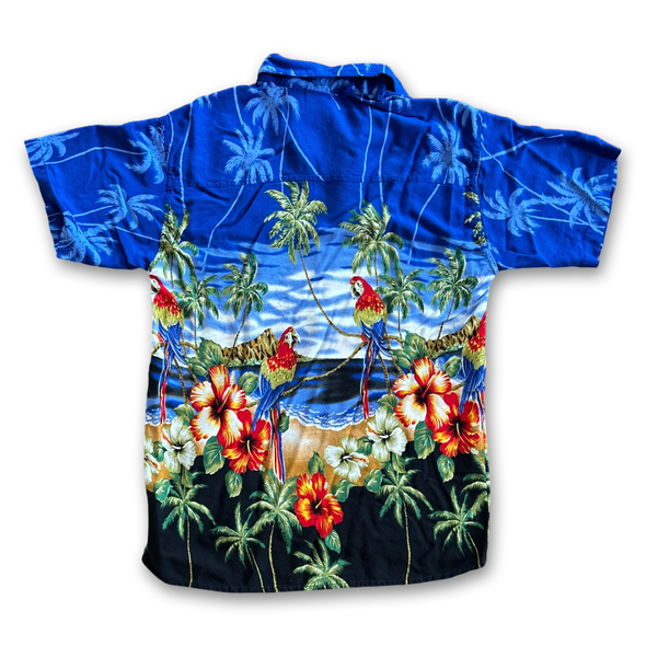 Vintage 90s Tropical Button Down Shirt
