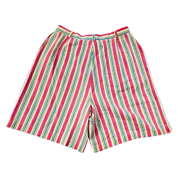 Vintage 90s Striped Dad Shorts