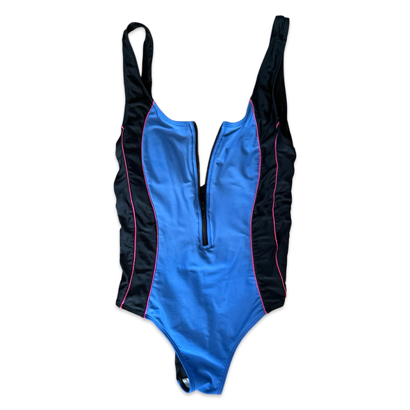 Vintage 90s Zipdown Swimsuit