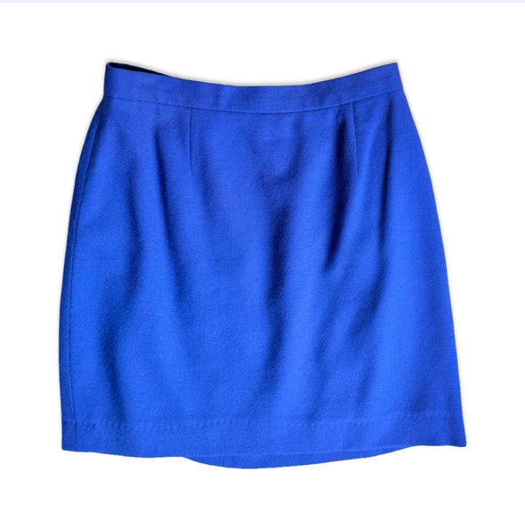 Vintage 90s Cobalt Mini Skirt