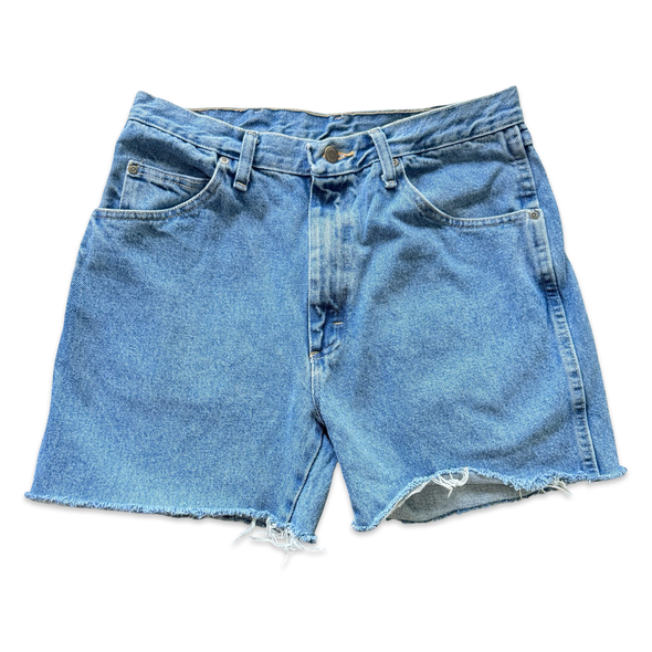 Vintage 90s Distressed Wrangler Denim Shorts (28)