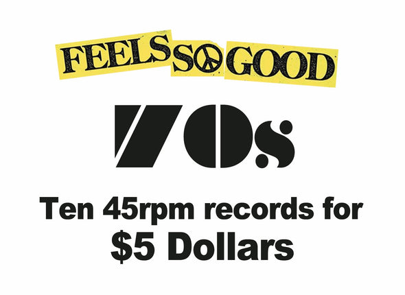 Ten 45rpm Records for $5 - 70s - LAST CHANCE!