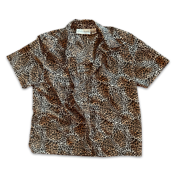 Vintage 90s Cheetah Top