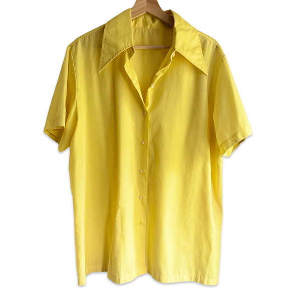 Vintage 60s Yellow Mini Dress