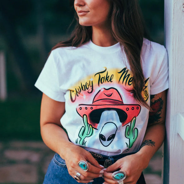 Cowboy Take Me Away Unisex Tee