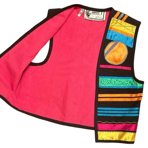 Vintage 80s Opus Deco Vest