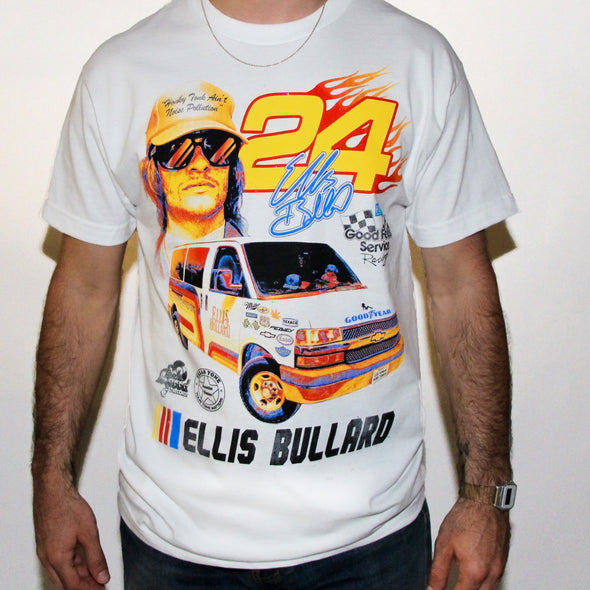 Ellis Bullard Pit Stop Tee (White)