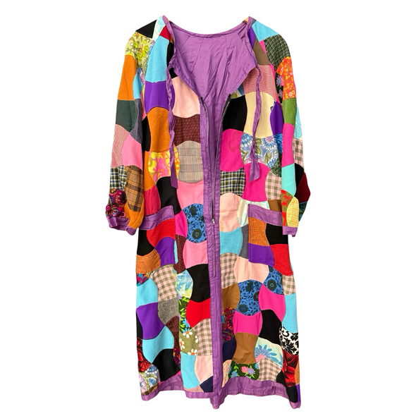 Vintage 70s Patchwork Dress