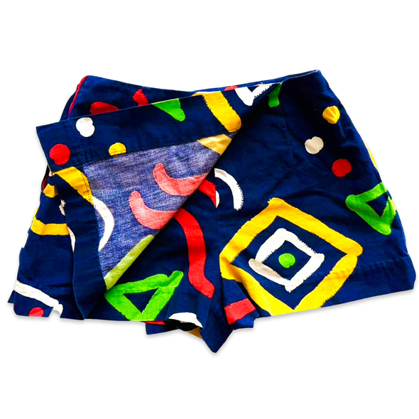 Vintage 80s Abstract Skort