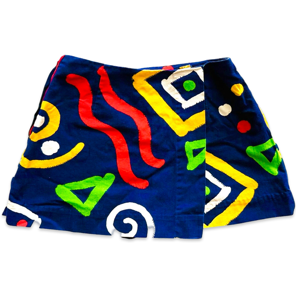 Vintage 80s Abstract Skort