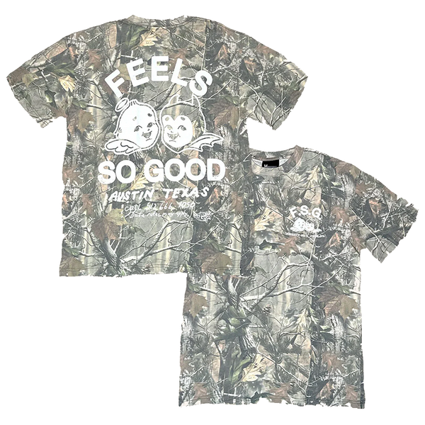 Never Evil Camo Tee – Feels So Good
