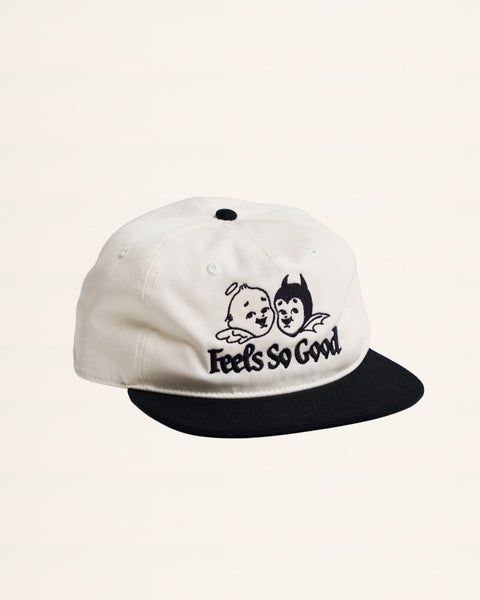 Standard Issue Two Tone Hat - Natural/Black – Feels So Good