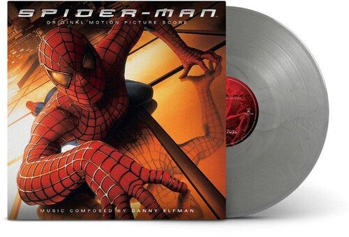 Danny Elfman Spider-Man (Original Score) (Colored Vinyl, Silver, 180 Gram Vinyl, Gatefold LP Jacket, Poster) - (M) (ONLINE ONLY!!)