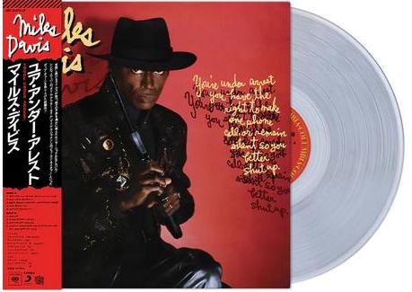 Miles Davis You're Under Arrest (Crystal Clear Vinyl, Obi Strip) - (M) (ONLINE ONLY!!)