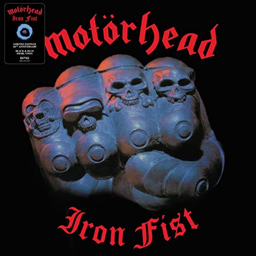 Motörhead Iron Fist (Limited Edition Black & Blue Swirl Vinyl) - (M) (ONLINE ONLY!!)