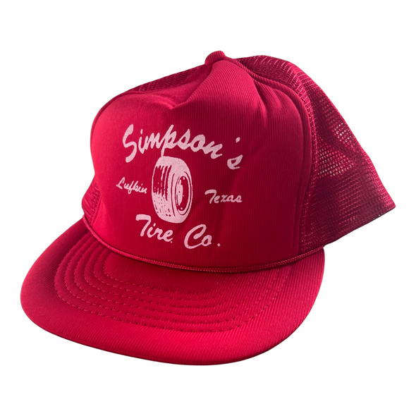 Vintage Simpson's Tire Co. Trucker Hat