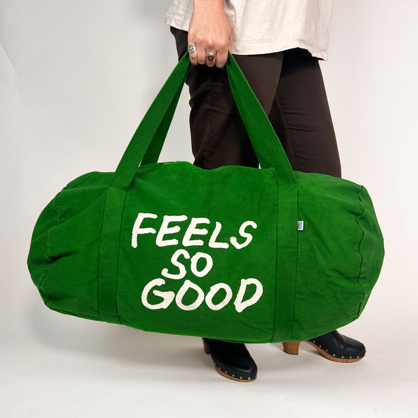 Bull Denim Weekender Bag - Green
