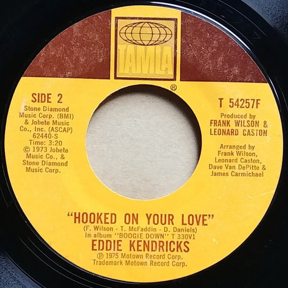Eddie Kendricks : Shoeshine Boy / Hooked On Your Love (7", Single)