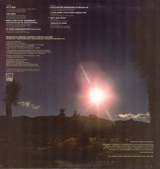 Jermaine Jackson : Frontiers (LP, Album)