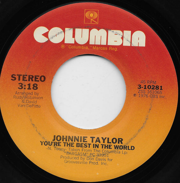 Johnnie Taylor : Disco Lady (7", Single, San)