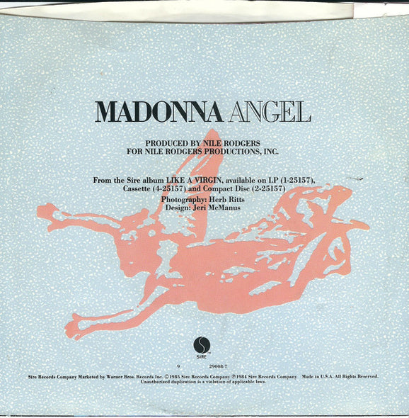 Madonna : Angel (7", Single, Styrene, All)