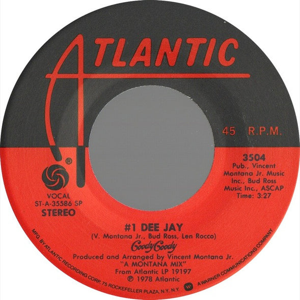 Goody Goody : #1 Dee Jay (7", Single, Spe)