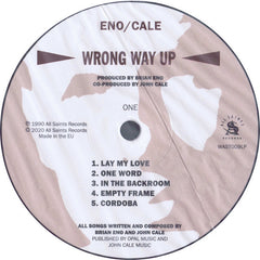 Eno* / Cale* : Wrong Way Up (LP, Album, RE, 30t)