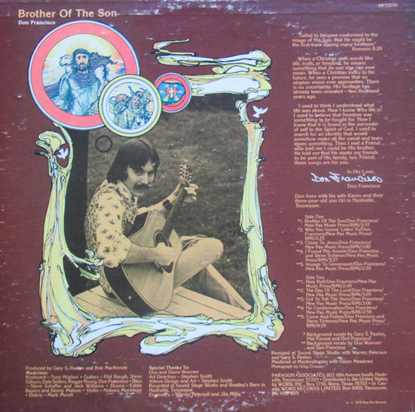 Don Francisco (2) : Brother Of The Son (LP)