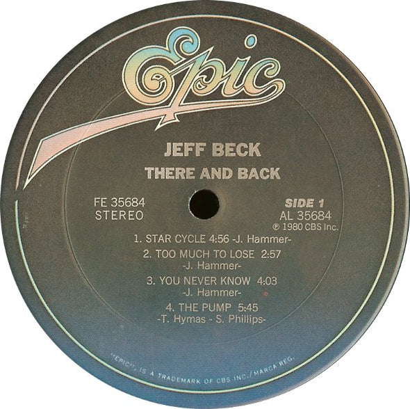 Jeff Beck : There & Back (LP, Album, San)