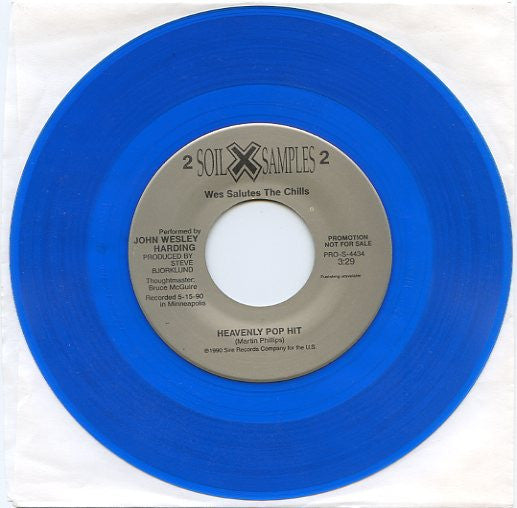 John Wesley Harding / The Chills : Soil X Samples 2 (7", Ltd, Promo, Blu)