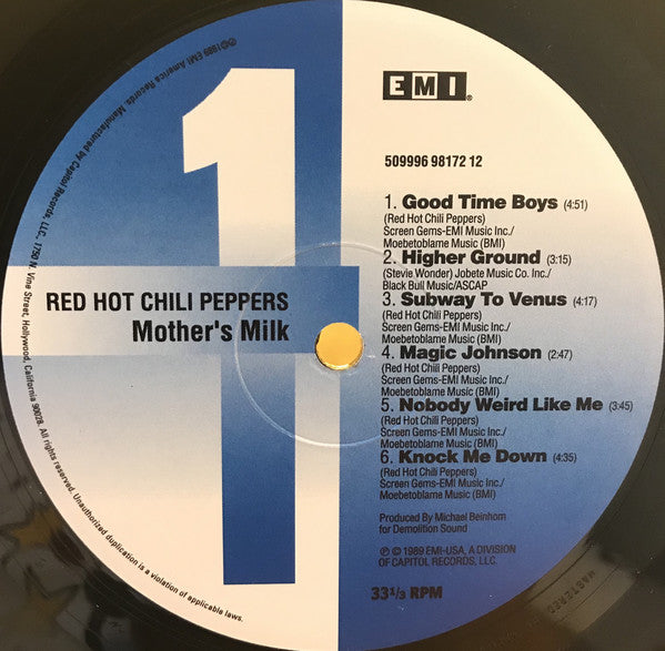 Red Hot Chili Peppers - Mother's Milk (LP, Album, Ltd, RE, 180) (M)36