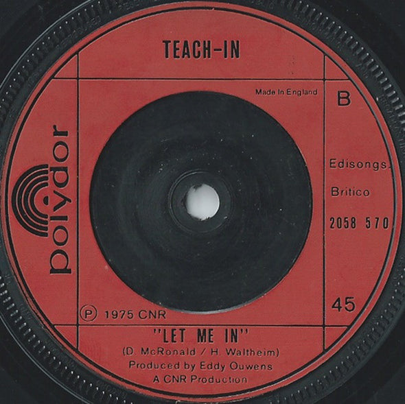 Teach-In : Ding-A-Dong (7", Inj)