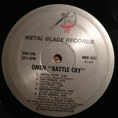 Omen (3) : Battle Cry (LP, Album, Gat)