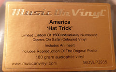 America (2) : Hat Trick (LP, Album, Ltd, Num, RE, Saf)
