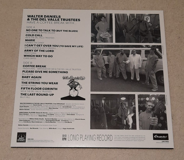 Walter Daniels & The Del Valle Trustees : Have a Coffee Break With...  (LP, Ora)