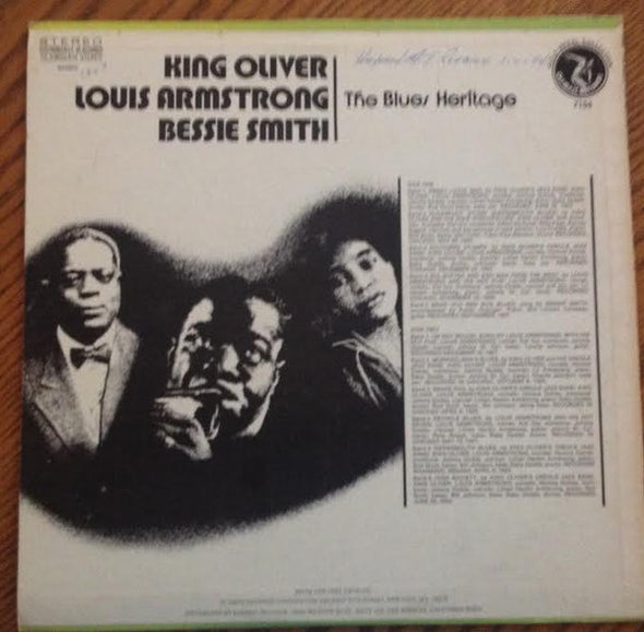 King Oliver / Louis Armstrong / Bessie Smith : The Blues Heritage (LP, Comp)