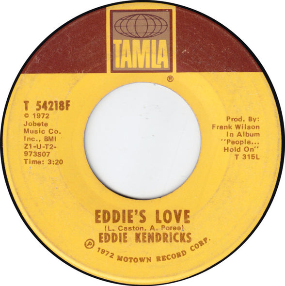 Eddie Kendricks : Let Me Run Into Your Lonely Heart (7", Mono, ARP)