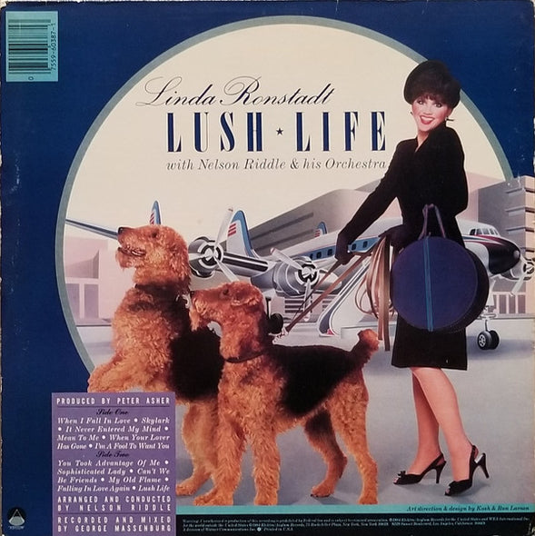 Linda Ronstadt With Nelson Riddle & His Orchestra* : Lush Life (LP, Album, SRC)