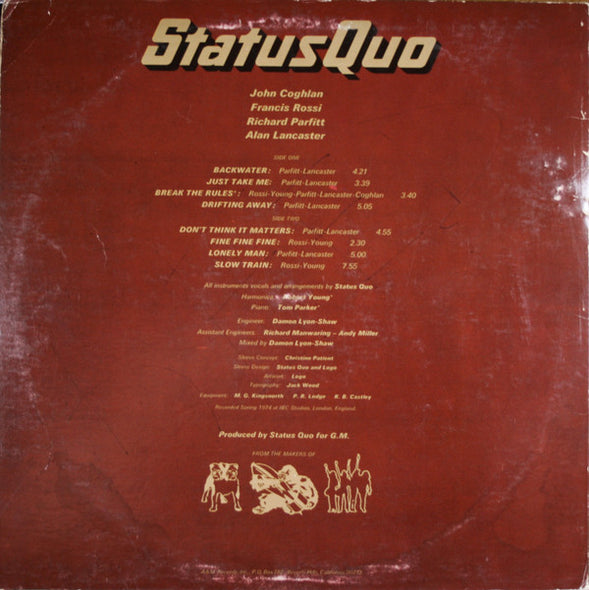 Status Quo : Quo (LP, Album, Ter)