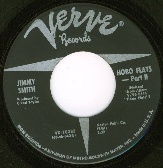 Jimmy Smith : Hobo Flats - Part I / Hobo Flats - Part II (7")