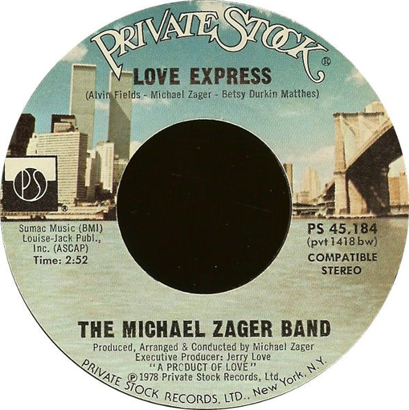 The Michael Zager Band : Let's All Chant / Love Express (7")