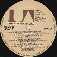 Billie Jo Spears : Billie Jo (LP, Album)