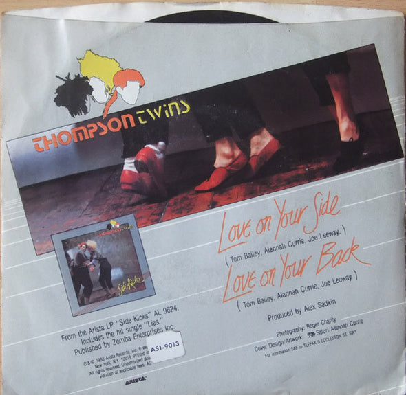 Thompson Twins : Love On Your Side (7", Single, Styrene)
