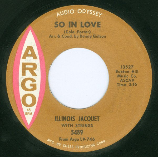 Illinois Jacquet : So In Love (7", Single)