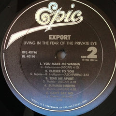 Export (4) : Living In The Fear Of The Private Eye (LP, Album)