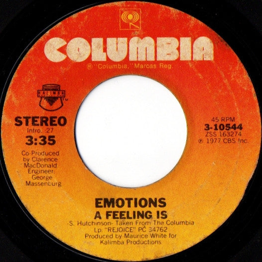 Emotions* : Best Of My Love (7", Single)