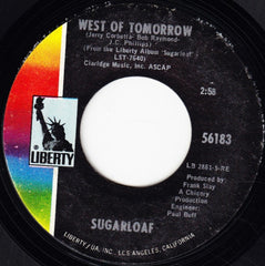 Sugarloaf : Green-Eyed Lady / West Of Tomorrow (7", Single, Styrene, She)