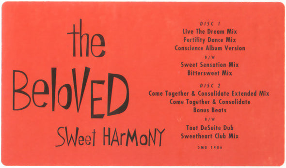 The Beloved : Sweet Harmony (2x12", Promo, Gat)