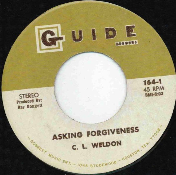 C.L. Weldon : Asking Forgiveness (7")