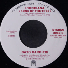 Gato Barbieri : Poinciana (Song Of The Tree) (7", Single, Pro)